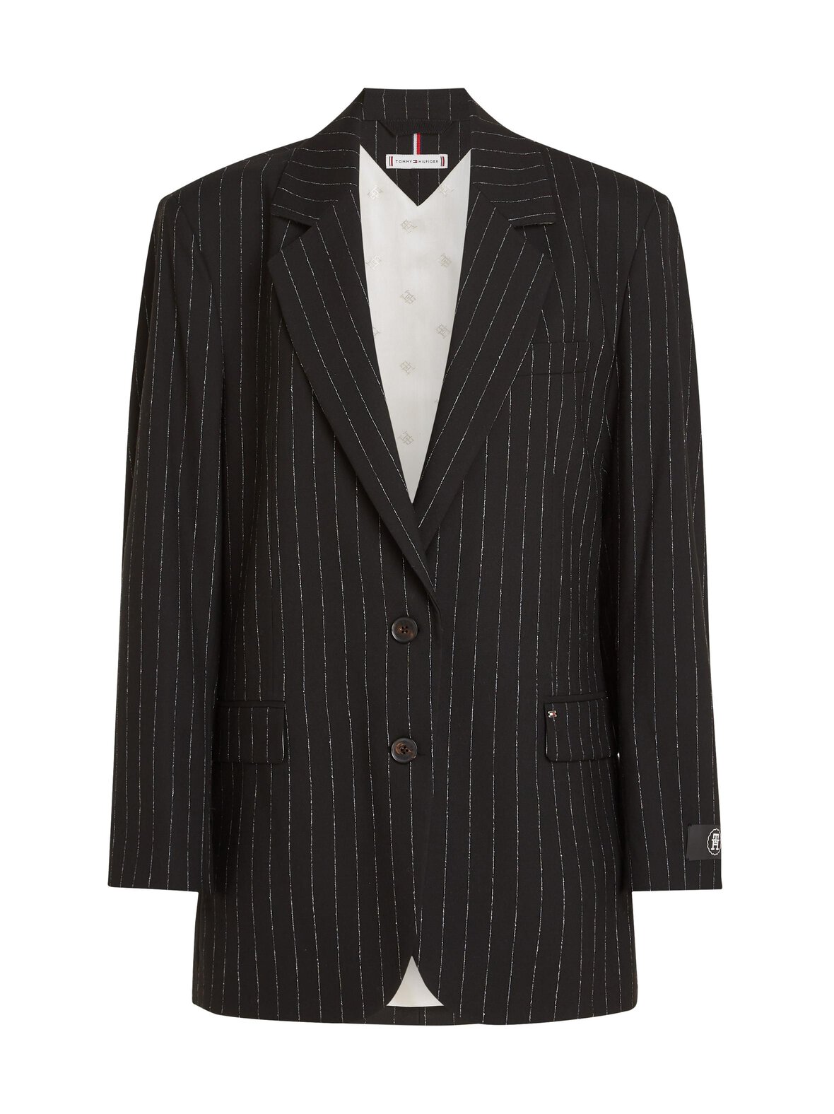 Oversized Prep Pinstripe -bleiseri
