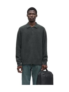 Samsoe Samsoe - Sanino Polo -neulepaita - CLR002395 DARK EVERGREEN | Stockmann