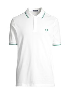 Fred Perry - Twin Tipped Slim -pikeepaita - Z52 SWHIT/TRBL/SPRGR Fred Perry - Twin Tipped Slim -pikeepaita - Z52 SWHIT/TRBL/SPRGR | Stockmann