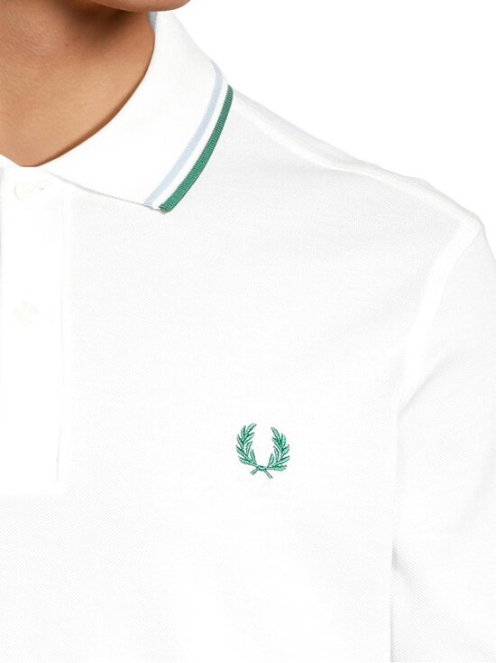 Fred Perry - Twin Tipped Slim Fit polo krekls - Z52 SWHIT/TRBL/SPRGR - photo 4 Fred Perry - Twin Tipped Slim Fit polo krekls - Z52 SWHIT/TRBL/SPRGR | Stockmann - photo 4