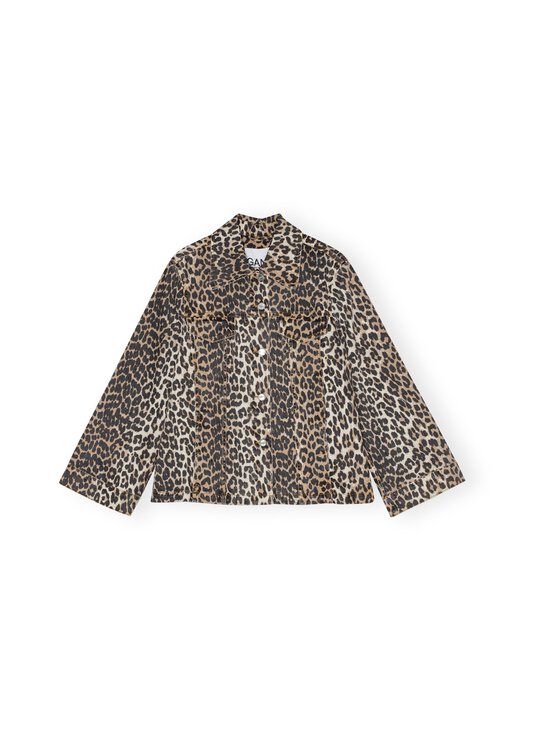 Ganni - Print Denim -luomupuuvillainen farkkupaita - 943 LEOPARD - photo 1 Ganni - Print Denim -luomupuuvillainen farkkupaita - 943 LEOPARD | Stockmann - photo 1