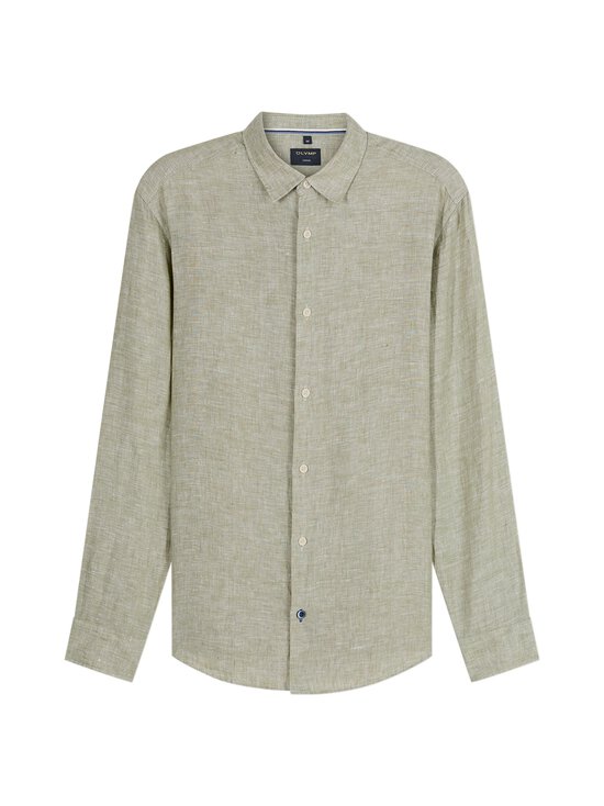 Olymp - Regular Fit Casual -pellavakauluspaita - 47 OLIV | Stockmann - photo 1