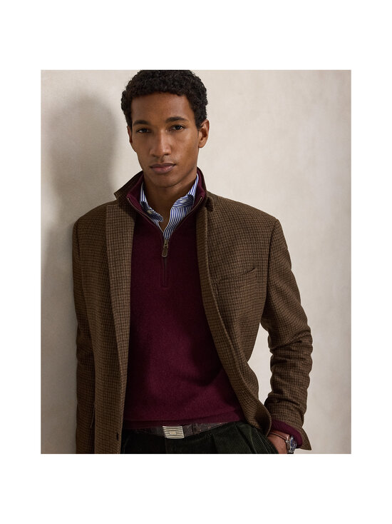 Polo Ralph Lauren - Half Zip Logo -neulepaita - 008 AGED WINE HEATHER | Stockmann - photo 5