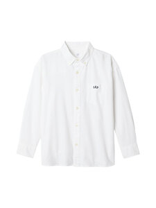 GAP - Logo Oxford Oversized Fit krekls ar apkakli - BOYS OPTIC WHITE | Stockmann