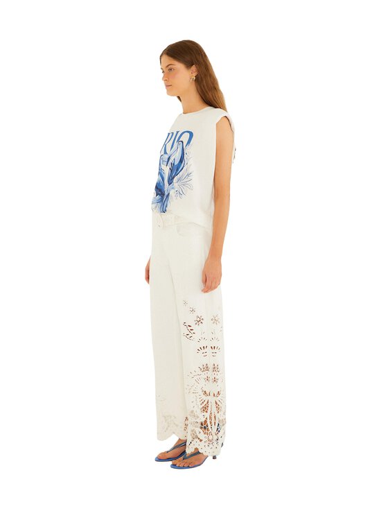 Farm Rio - Boho Beauty Richelieu -housut - L0025 OFF-WHITE | Stockmann - photo 1