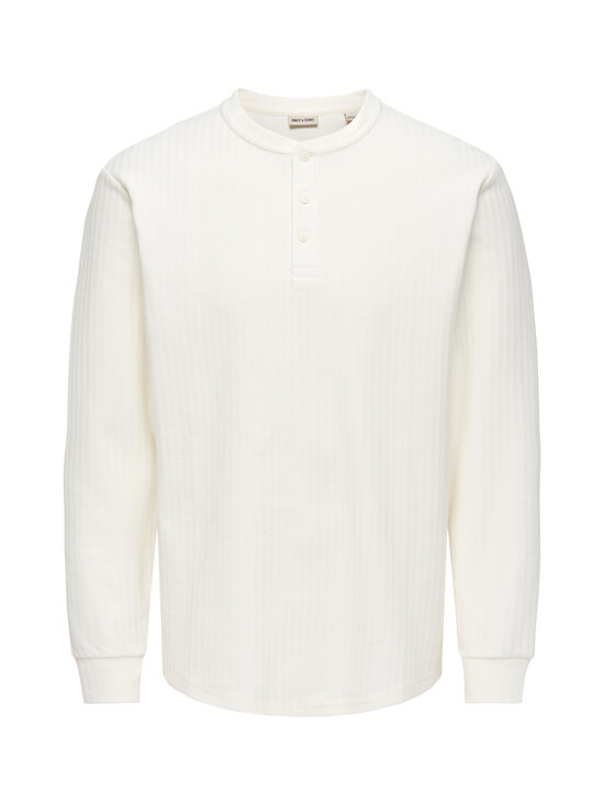 Only & Sons - Särk OnsEddy Herringbone Henley - CLOUD DANCER | Stockmann - photo 1