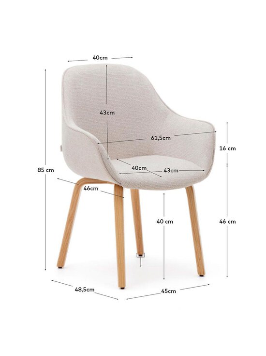 Kave Home - Aleli-tuoli - BEIGE | Stockmann - photo 4