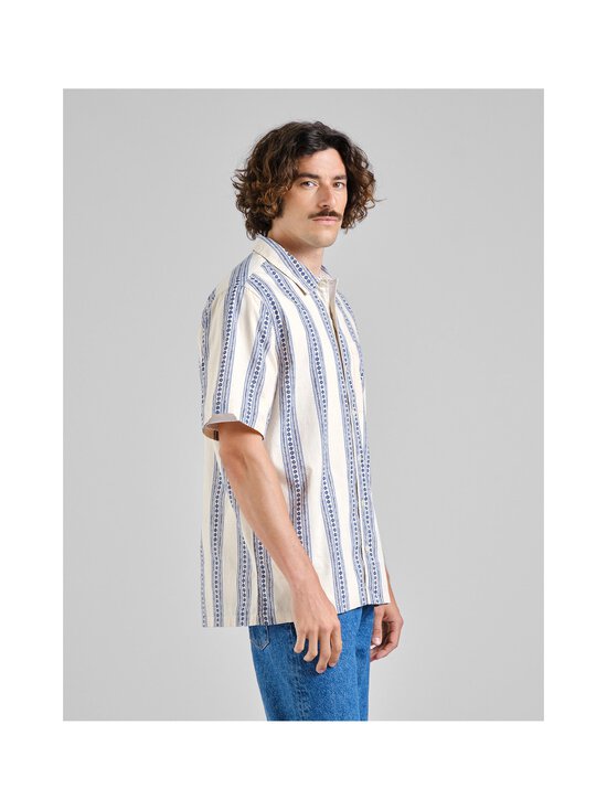 Dedicated - Brantevik Floral Stripe -kauluspaita - BLUE | Stockmann - photo 6