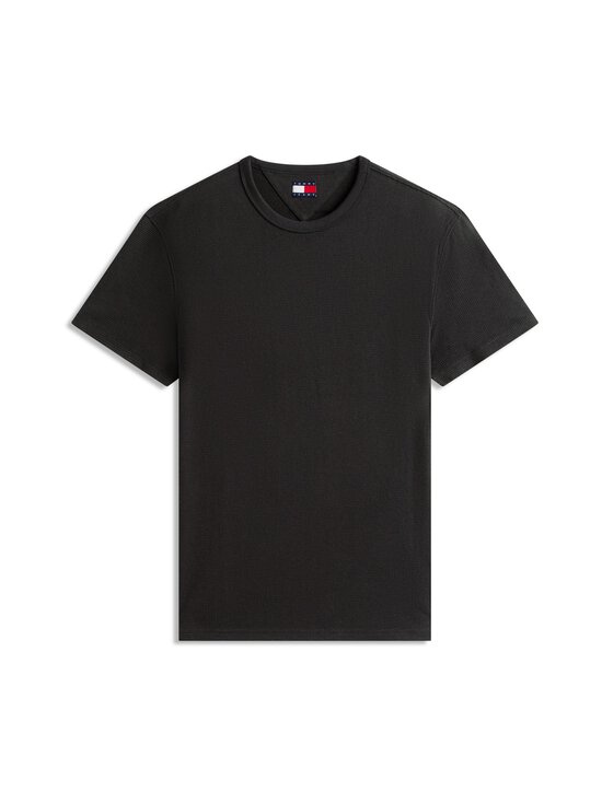 Tommy Jeans - Regular Waffle t-krekls - BDS BLACK | Stockmann - photo 1