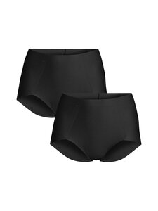 Bye Bra - Semwb Smooth Essentials Mid Waist- muotoilevat alusasut 2-pack - BLACK | Stockmann