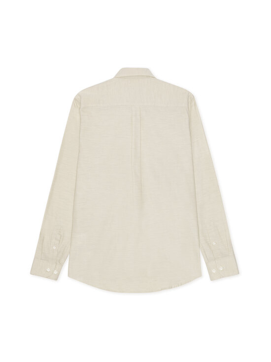 Les Deux - Soft Flannel -kauluspaita - 222 OYSTER GRAY WHITE | Stockmann - photo 2
