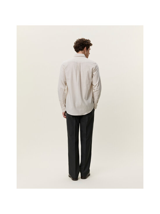 Les Deux - Soft Flannel -kauluspaita - 222 OYSTER GRAY WHITE | Stockmann - photo 6