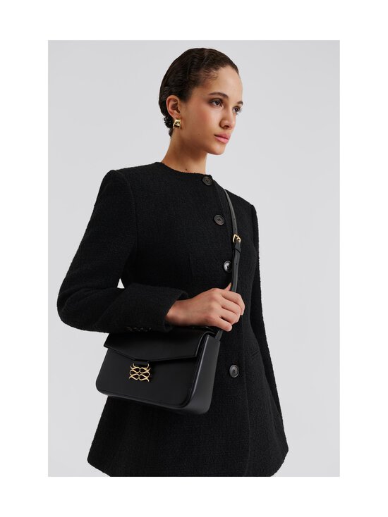 Malina - Monogram Shoulder -laukku - BLACK | Stockmann - photo 5
