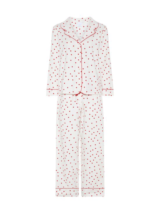 CCDK Copenhagen - Print Hearts -pyjama - 1003 SNOW WHITE | Stockmann - photo 1