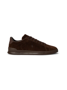Polo Ralph Lauren - Heritage Court III Low Top Lace brīvā laika apavi - 002 DARK CHOCOLATE | Stockmann