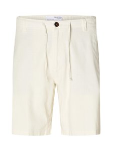 Selected - SlhComfort Brody - puuvilla-pellavashortsit - CLOUD DANCER | Stockmann