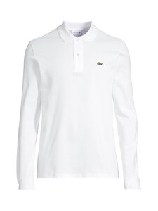 Lacoste - Pitkähihainen pikeepaita - WHITE | Stockmann