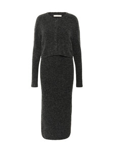 Gestuz - GZalpha 2 in 1 kleita - 170 CHARCOAL MELANGE | Stockmann