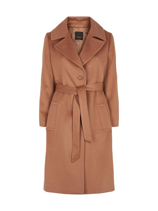 Cashmere Coat W - Clareta Belt Midi -villakangastakki