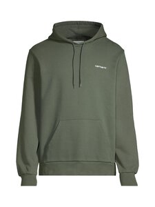 Carhartt WIP - Kapuutsiga dressipluus Hooded Script Embroidery - 3CDXX OPUNTIA / WHITE /--- | Stockmann