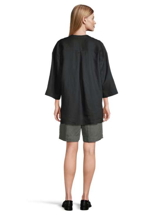 ESSENTIALS by Stockmann - Amalia-pellavatunika - BLACK | Stockmann - photo 3