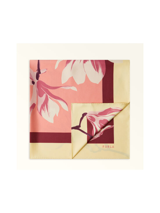 Furla - Tortona Carré -huivi - 4974S RED APPLE+ROSEWOOD | Stockmann - photo 2