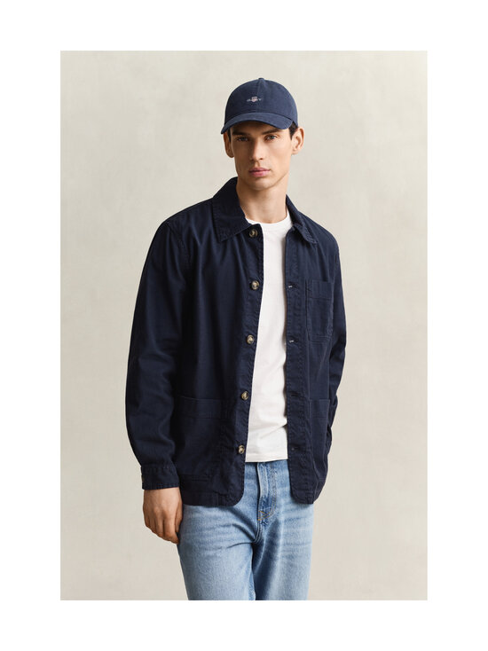 GANT - Särkjakk Regular Cotton Linen - 433 EVENING BLUE | Stockmann - photo 2