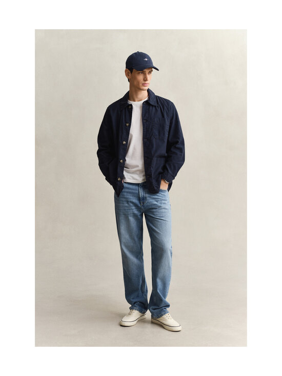 GANT - Särkjakk Regular Cotton Linen - 433 EVENING BLUE | Stockmann - photo 5