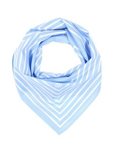 lescarf - Kokvilnas šalle - CORNFLOWER & WHITE | Stockmann