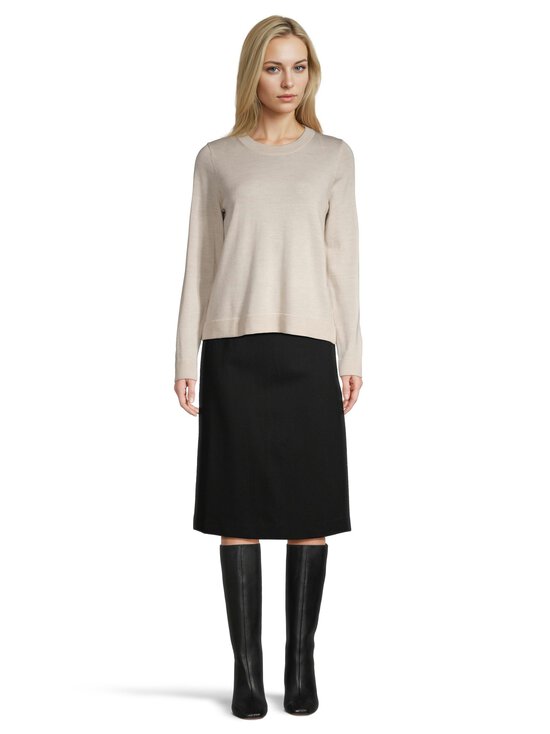 ESSENTIALS by Stockmann - Angelina-merinoneulepusero - OATMEAL MEL 215458 | Stockmann - photo 2