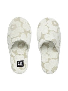 Marimekko - Mini Unikko -sisätossut - 618 GREEN UMBER, CREAM | Stockmann