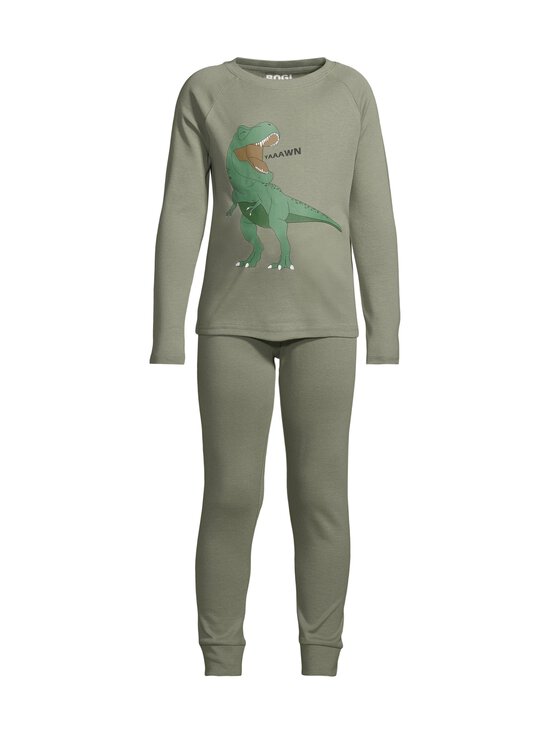 Bogi - Pidžaama Dixon Dino, suurused 116–140 cm - SAGE GREEN - photo 1 Bogi - Pidžaama Dixon Dino, suurused 116–140 cm - SAGE GREEN | Stockmann - photo 1