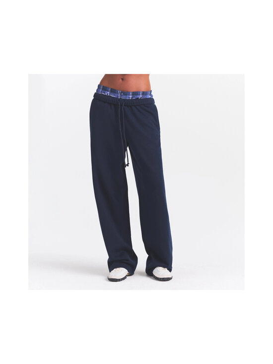 SKIMS - Cotton Fleece Classic Straight Leg bikses - NAVY | Stockmann - photo 2