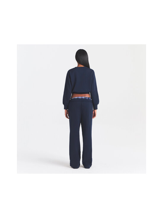 SKIMS - Cotton Fleece Classic Straight Leg bikses - NAVY | Stockmann - photo 4