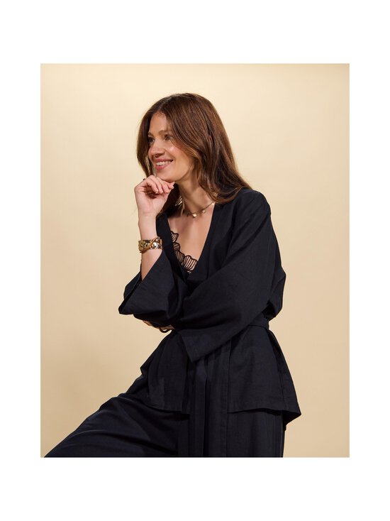 Essenza - Mina Uni Kimono -aamutakki - ANTHRACITE | Stockmann - photo 7