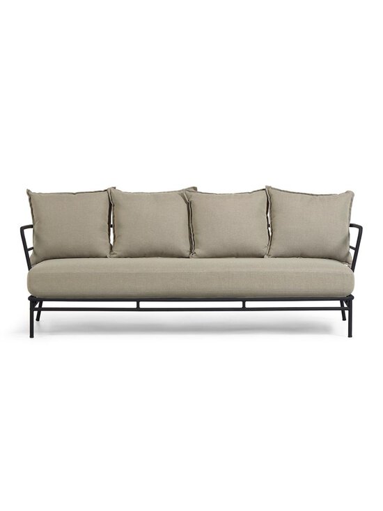 Kave Home - Mareluz-sohva beige/musta L 197 cm - BEIGE | Stockmann - photo 2