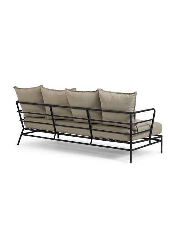 Kave Home - Mareluz-sohva beige/musta L 197 cm - BEIGE | Stockmann - photo 4
