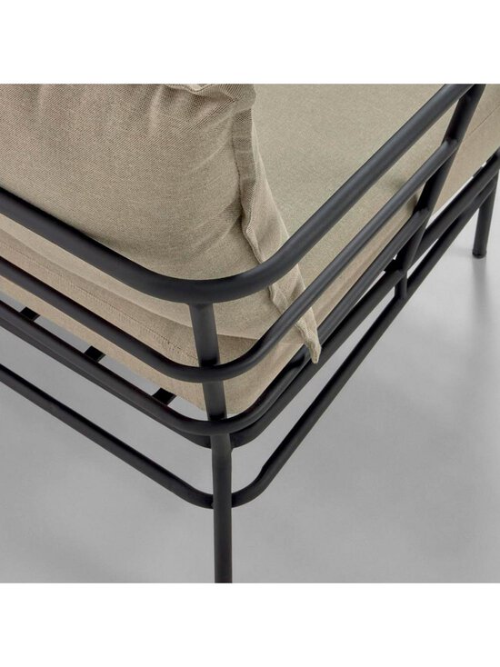 Kave Home - Mareluz-sohva beige/musta L 197 cm - BEIGE | Stockmann - photo 6