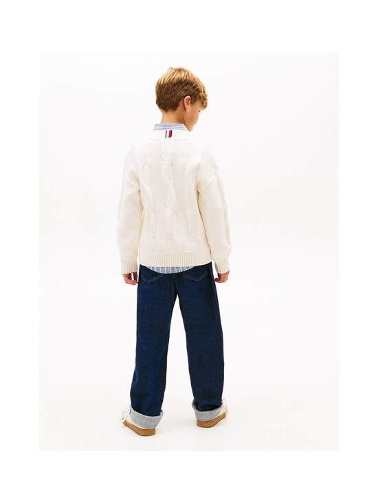 Tommy Hilfiger - Chunky-palmikkoneule - YA8 IVORY SILK | Stockmann - photo 2