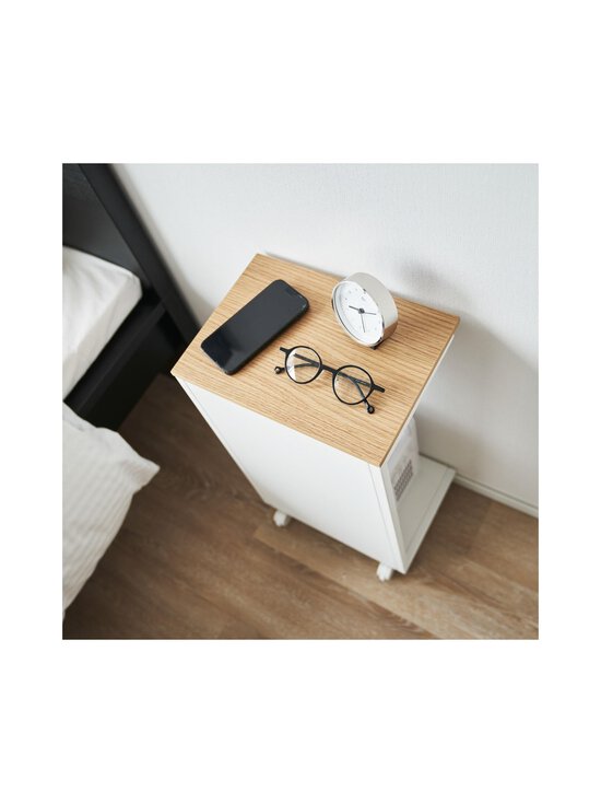 Yamazaki - Tower Semi-Closed Wood Top Casters -sivupöytä - WHITE | Stockmann - photo 10