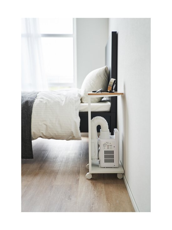 Yamazaki - Tower Semi-Closed Wood Top Casters -sivupöytä - WHITE | Stockmann - photo 5