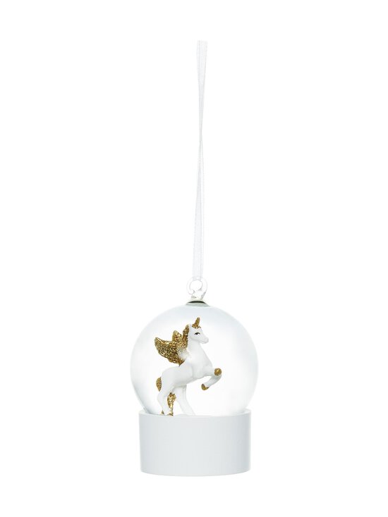 Casa Stockmann - Jõuluehe Unicorn Snow Globe - WHITE | Stockmann - photo 1