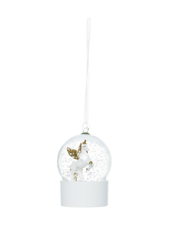 Casa Stockmann - Jõuluehe Unicorn Snow Globe - WHITE | Stockmann - photo 2