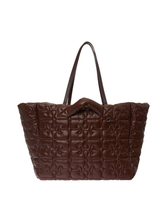 Ganni - Re-Tech Quilted Tote -laukku - 979 CHICORY COFFEE | Stockmann - photo 1