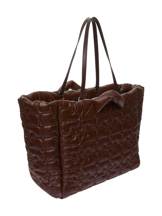 Ganni - Re-Tech Quilted Tote -laukku - 979 CHICORY COFFEE | Stockmann - photo 2