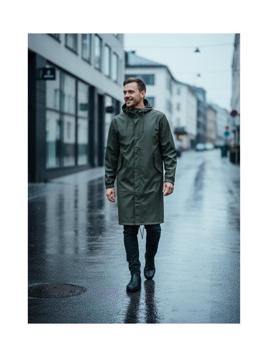 Rains - Parka Fishtail -sadetakki - 03 GREEN | Stockmann - photo 4
