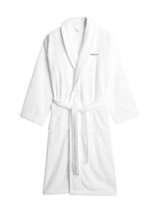 Gant Home - Kalanruotokuvioinen jacquard-kylpytakki - 110 WHITE | Stockmann