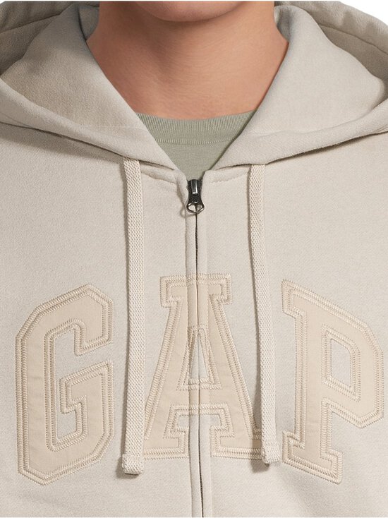 GAP - VintageSoft Arch Logo Zip džemperis ar kapuci - MOONSTONE | Stockmann - photo 4
