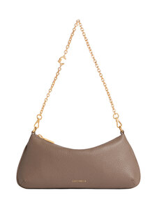 Coccinelle - C-me Chain Mini Grained Leather -laukku - N59 WARM TAUPE | Stockmann