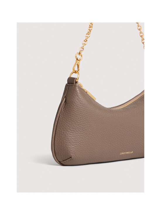 Coccinelle - C-me Chain Mini Grained Leather -laukku - N59 WARM TAUPE | Stockmann - photo 3